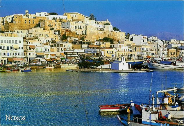 Naxos old town and harbour