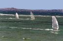 Windsurfers in Naxos
